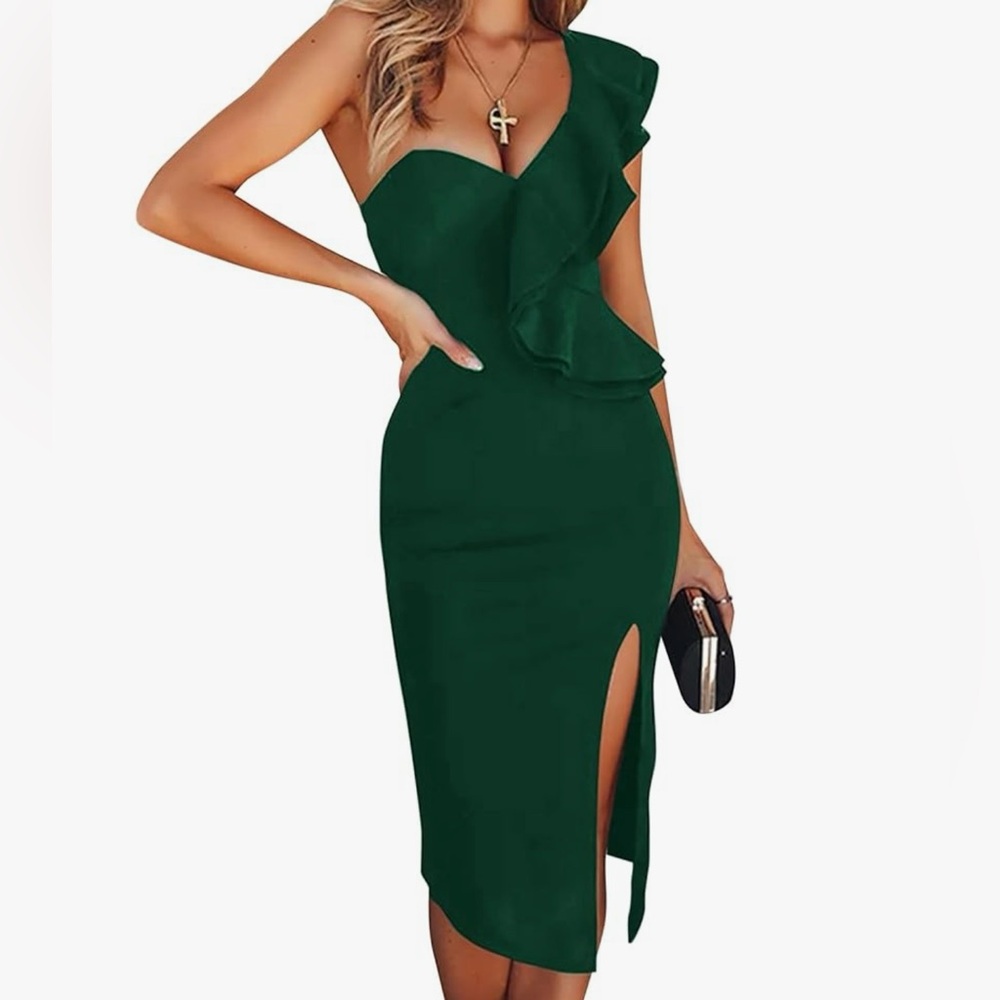 UONBOX One Shoulder Dress